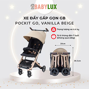  Xe Đẩy Em Bé GB Pockit Go