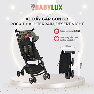  Xe Đẩy Em Bé GB Pockit + All-Terrain
